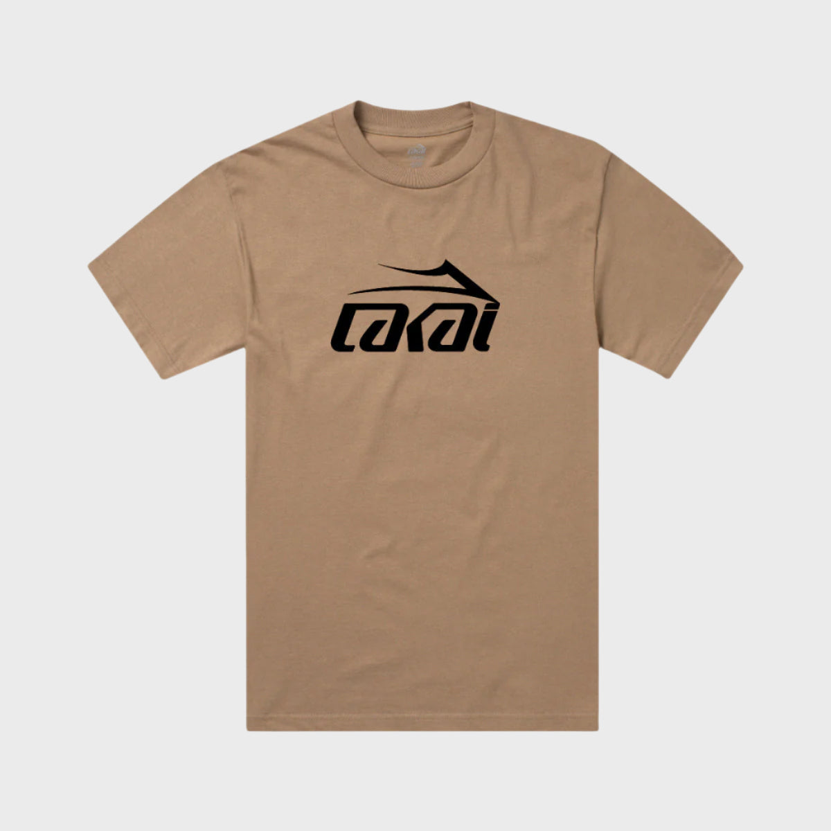 BASIC SS TEE DUSTY BROWN