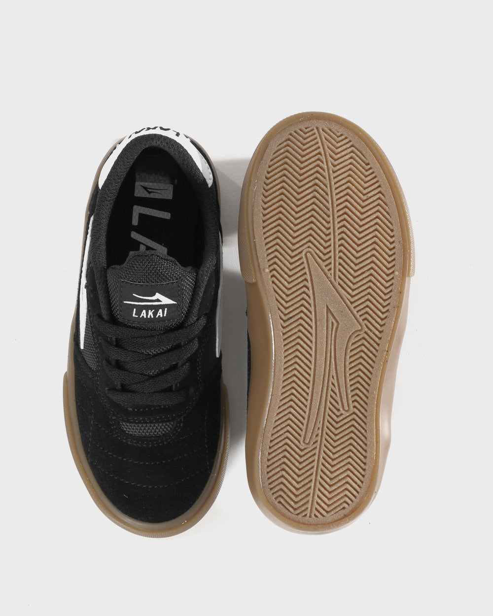 CAMBRIDGE KIDS BLACK/GUM SUEDE