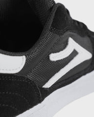 CAMBRIDGE  BLACK/WHITE SUEDE