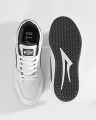 TELFORD LOW  WHITE BLACK LEATHER