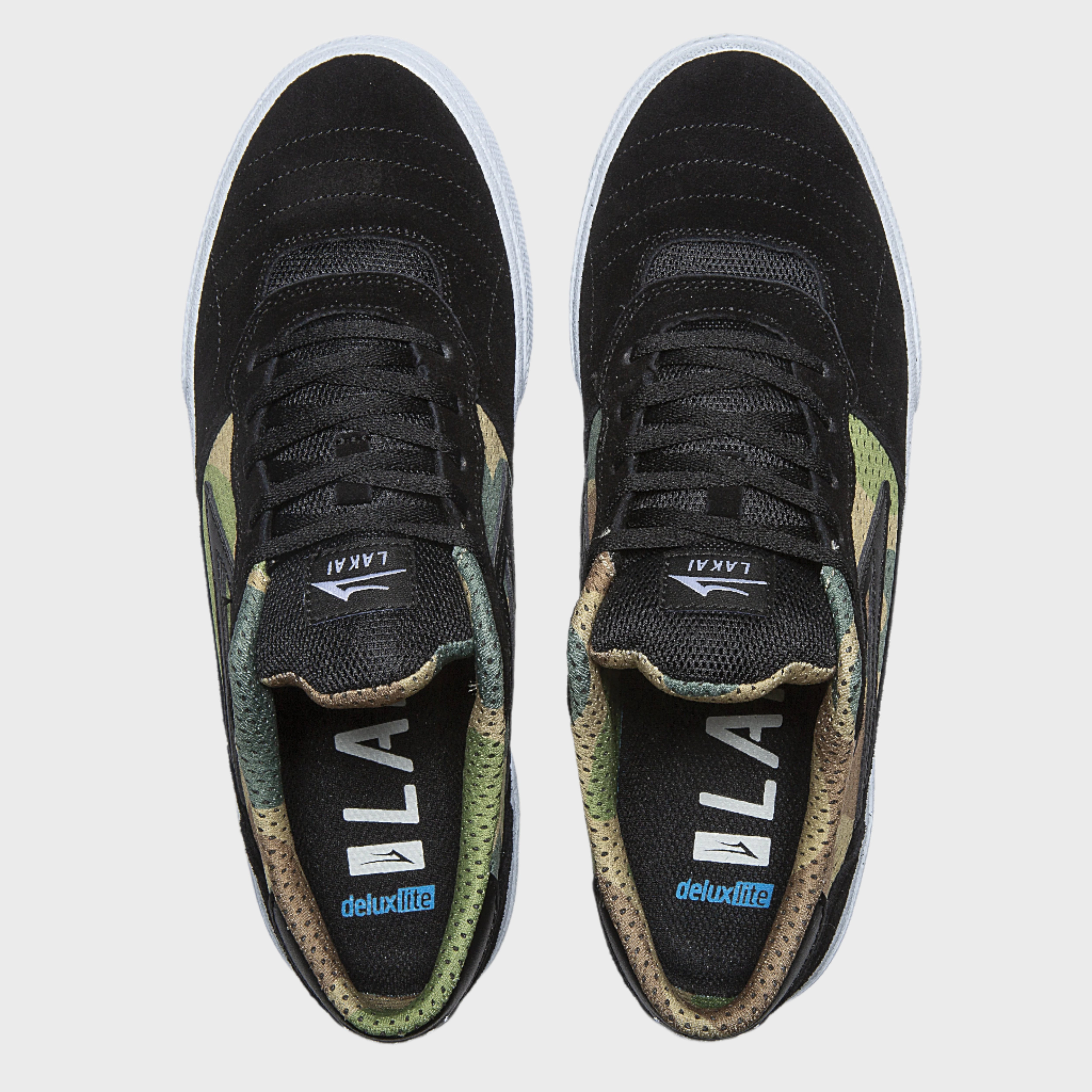 CAMBRIDGE  BLACK/CAMO SUEDE