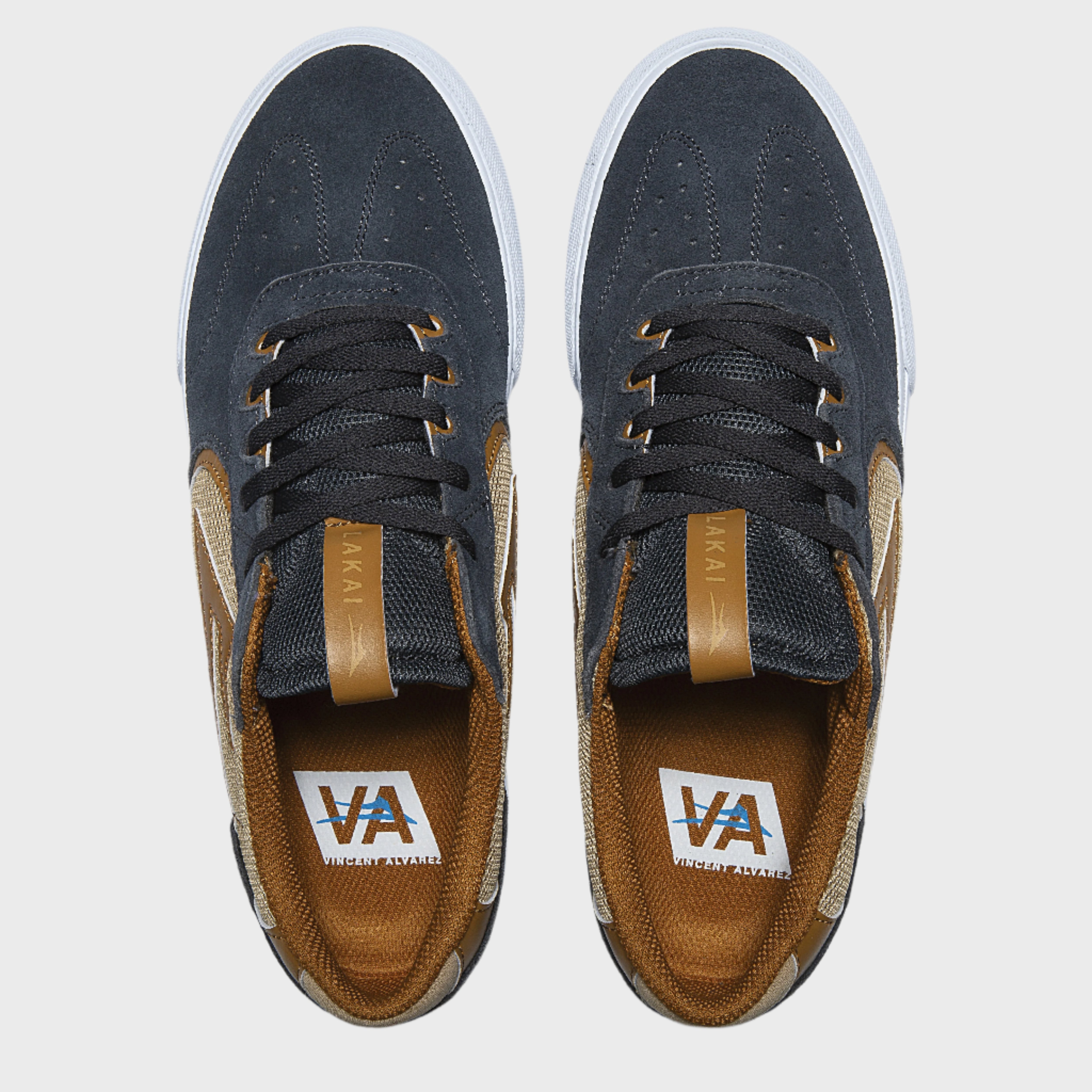 ATLANTIC VULC CHARCOAL/TAN SUEDE